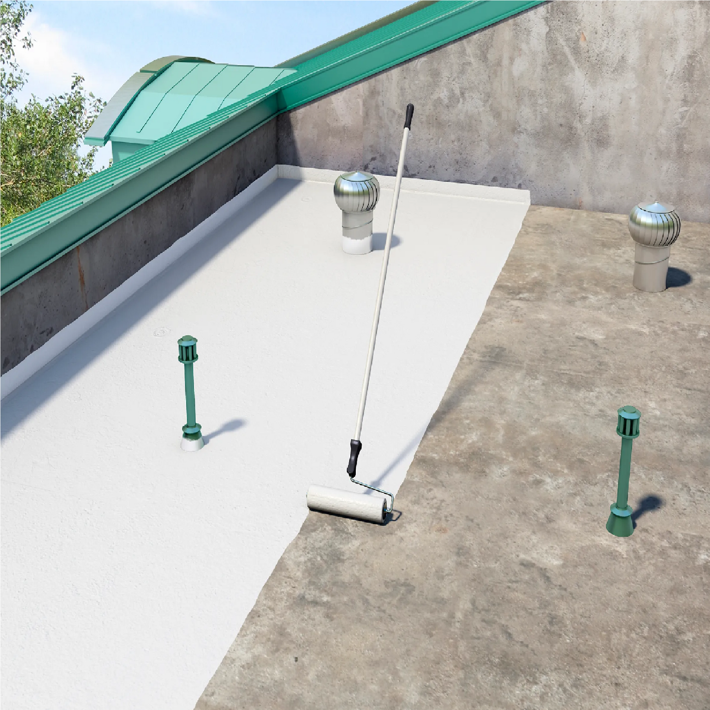 Impermeabilizante Híbrido Sikalastic 560 Plus Blanco, Cubeta 19 L