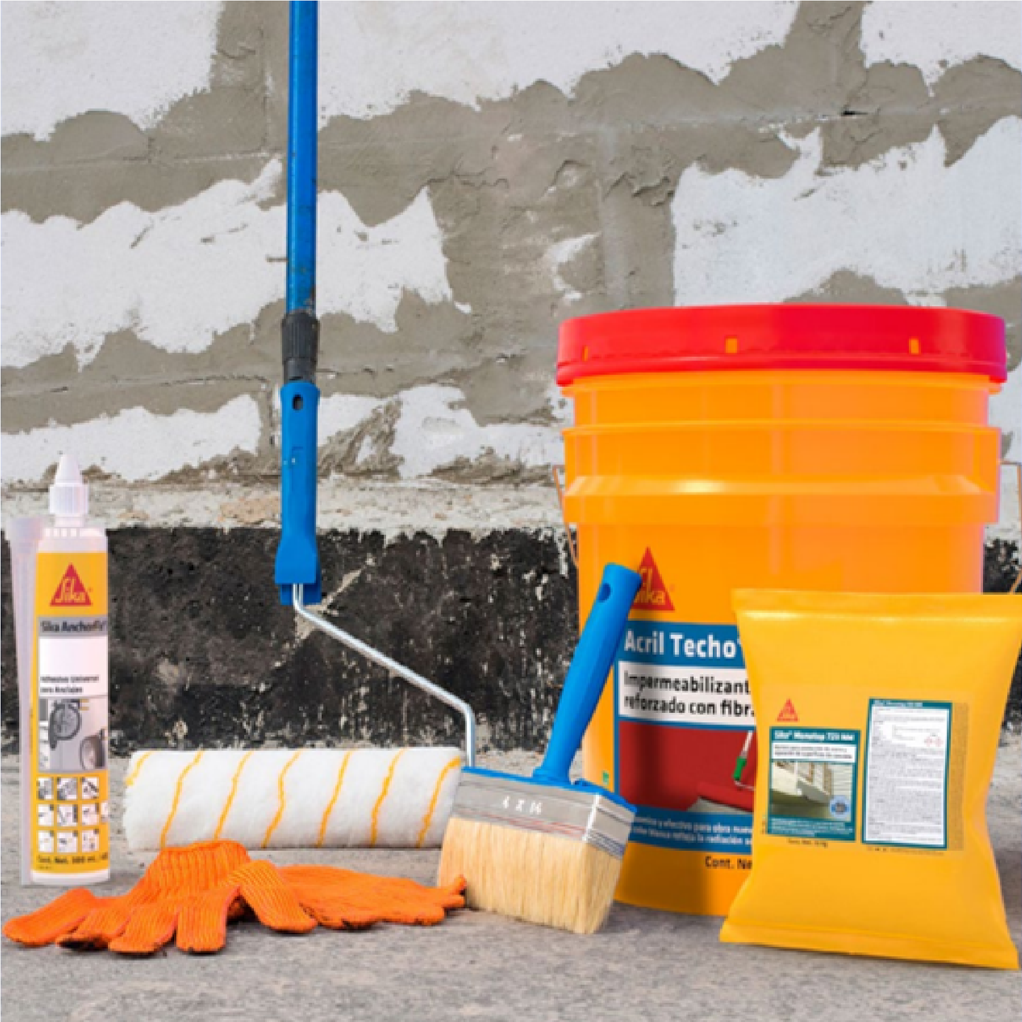 Impermeabilizante Acrílico Elástico Y Aislante Acril Techo Rápido, Blanco, Cubeta 19 L