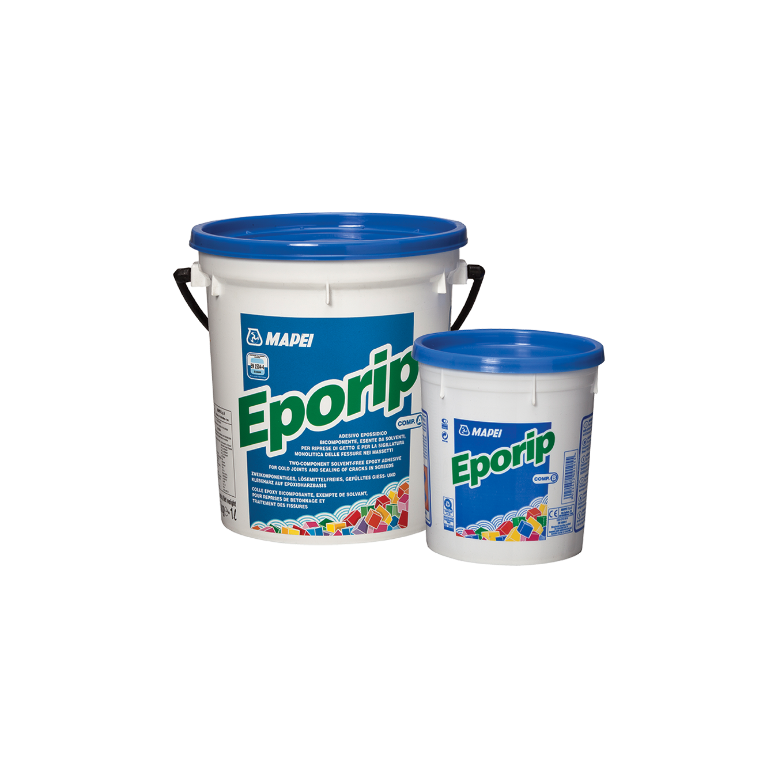 Eporip A+B – Adhesivo Epóxico para Concreto Kit 2.0 kg (A: 1.5 kg + B: 0.5 kg)