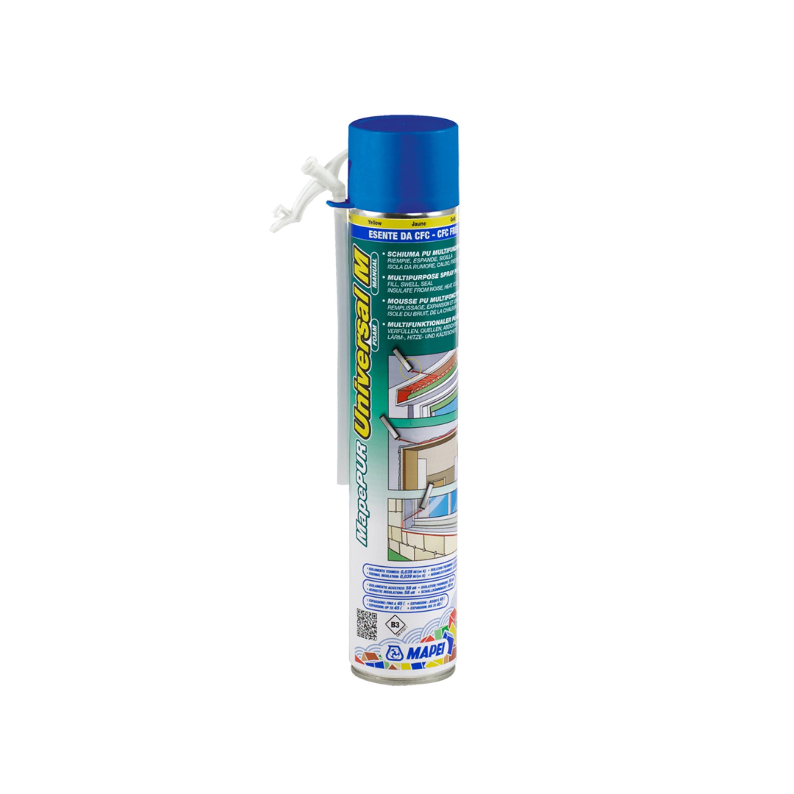 Mapepur Universal Foam M Cylinder 750ml