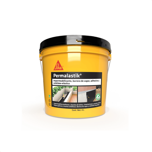 Sistema 4 En 1 Permalastik, Adhesivo y Calafateador Elástico, Galón 4 L
