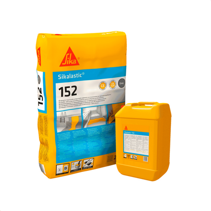 Mortero Cementicio Bicomponente Sikalastic 152 MX (A+B) Unidad, (33 Kg)