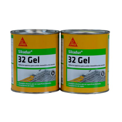 Puente De Adherencia Epóxico Gel SIKADUR 32, 5 KG