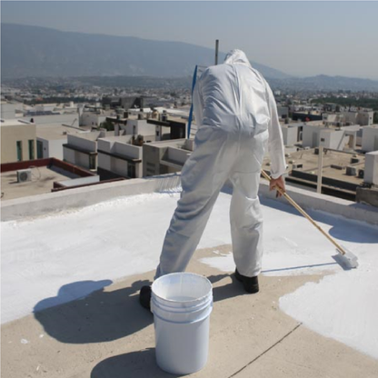 Impermeabilizante Acrílico Elástico Y Aislante Acril Techo 5 Ultra, Blanco, Cubeta 18 L