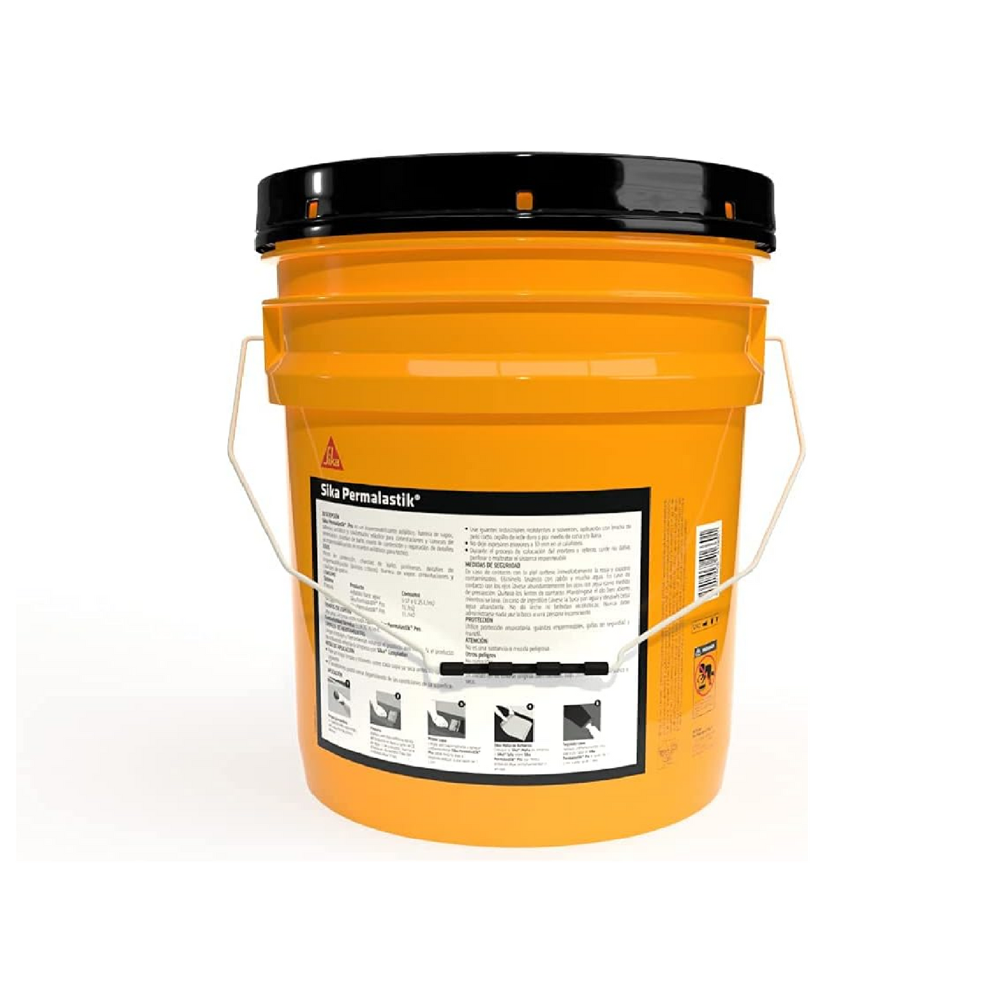 Sistema 4 En 1 Permalastik, Adhesivo y Calafateador Elástico, Cubeta 19 L