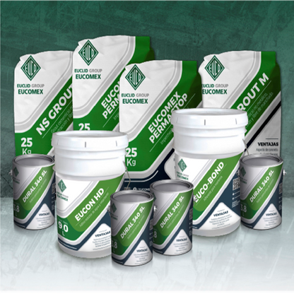 EUGROUT R-600 Grout Alta Fluidez Y Resistencia, Saco 25 Kg