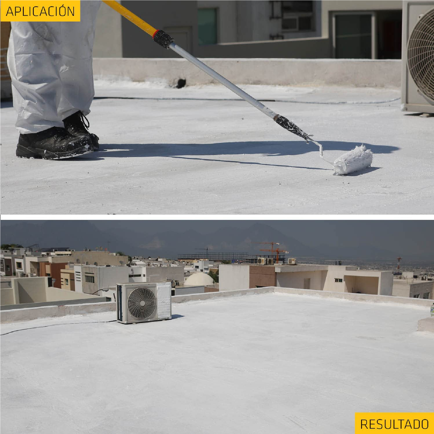 Impermeabilizante Acrílico Elástico Y Aislante Acril Techo Rápido, Blanco, Cubeta 19 L