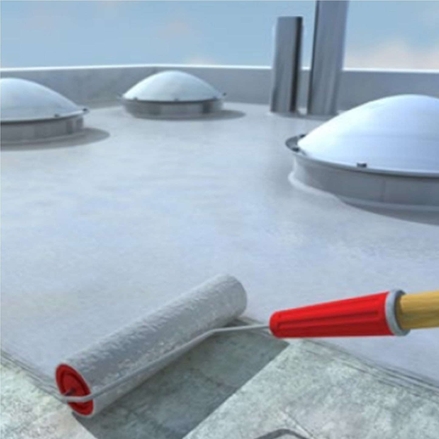 Impermeabilizante Acrílico Y Aislante Térmico Acril Techo 3 Pro, Blanco, Cubeta 18 L