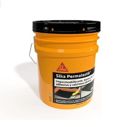 Sistema 4 En 1 Permalastik, Adhesivo y Calafateador Elástico, Cubeta 19 L