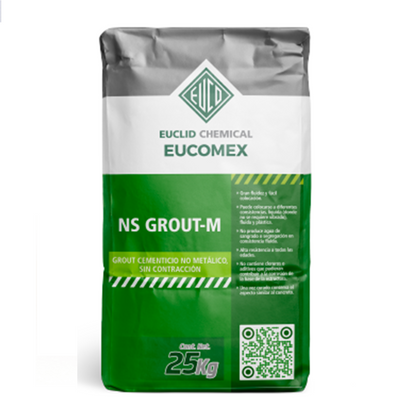 NS GROUT-M Grout Cementicio No Metálico, Sin Contracción, Saco 25 Kg