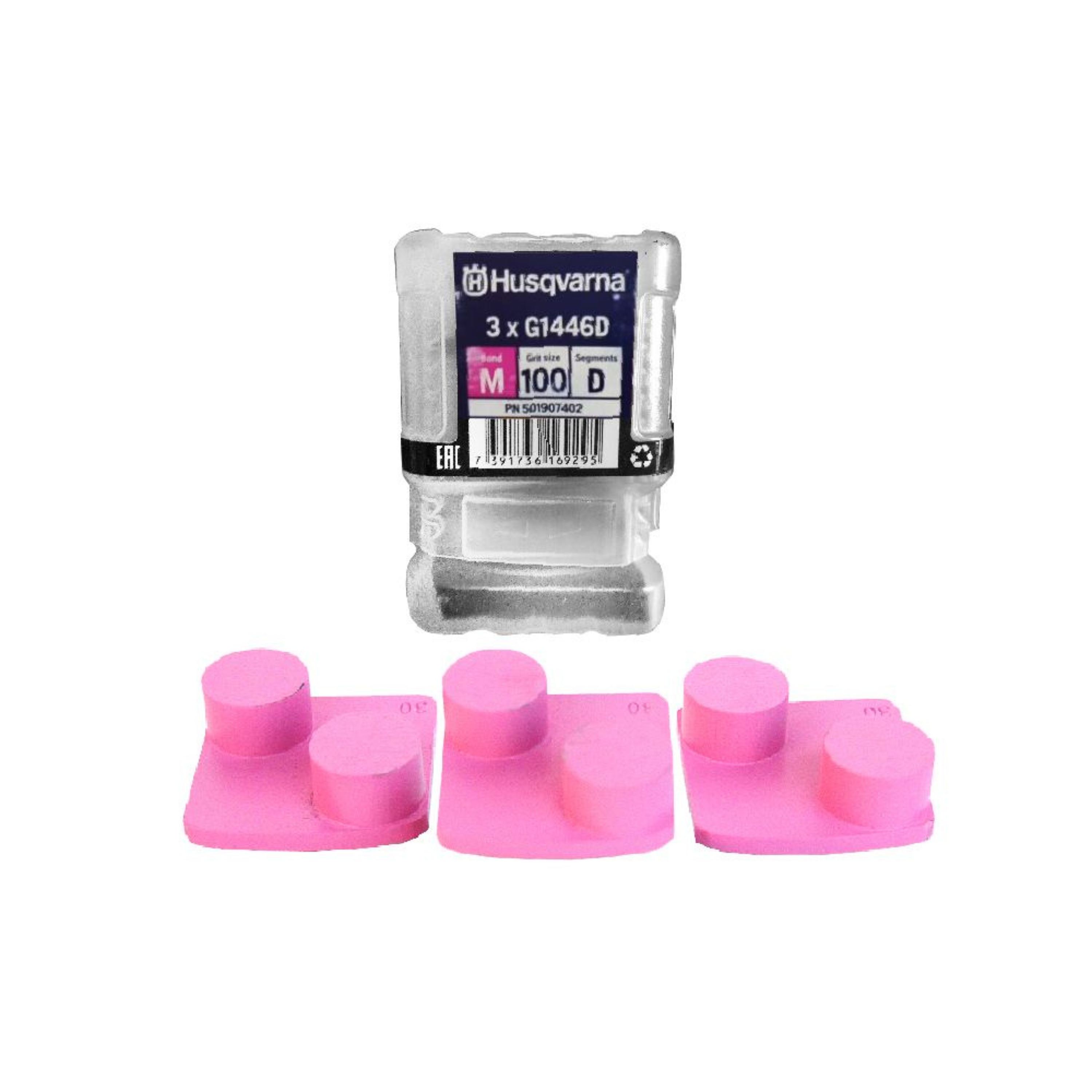 GRD SEG G1446D 100 Grit Medium – 3 Piezas