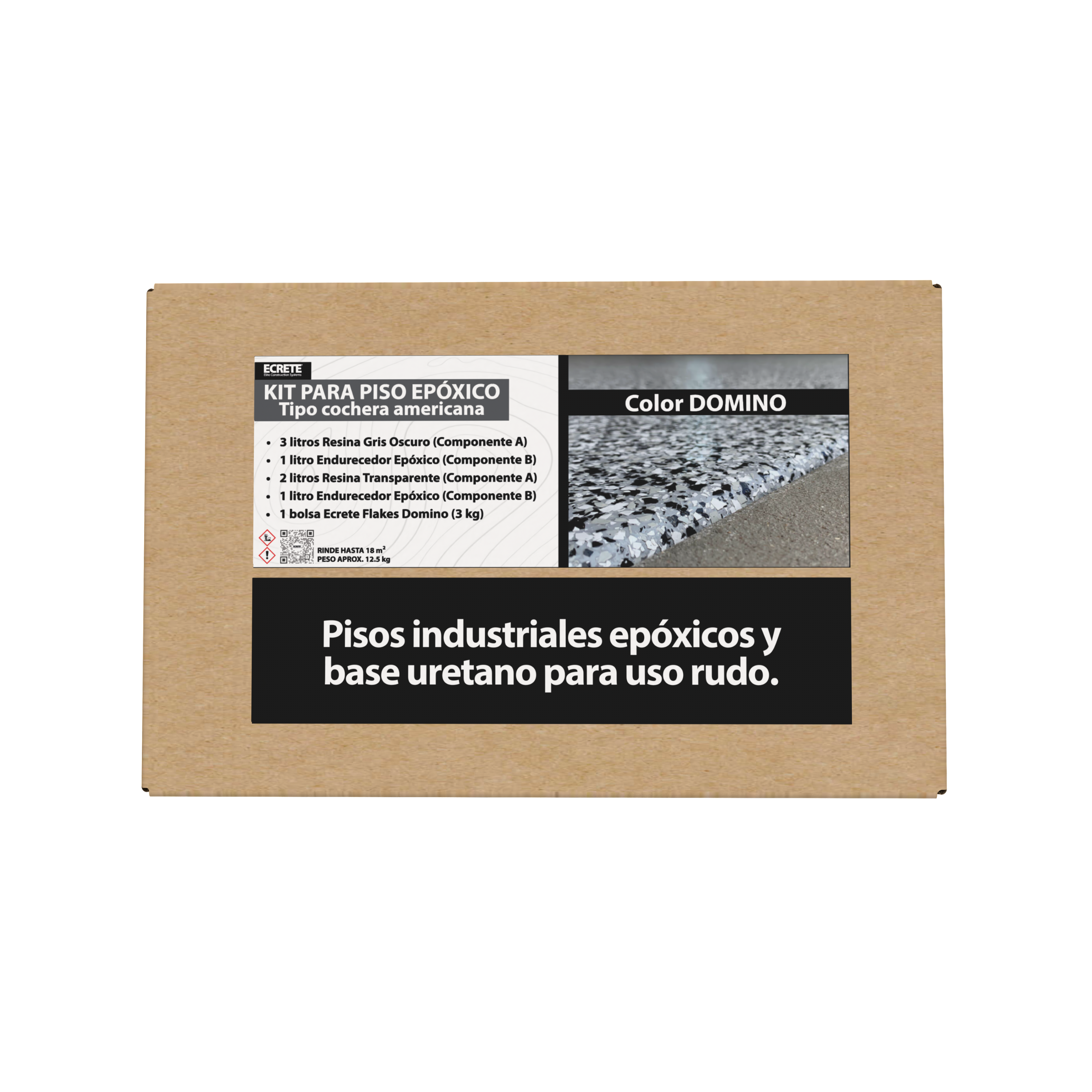 Kit Ecrete Flooring Domino para 18 metros