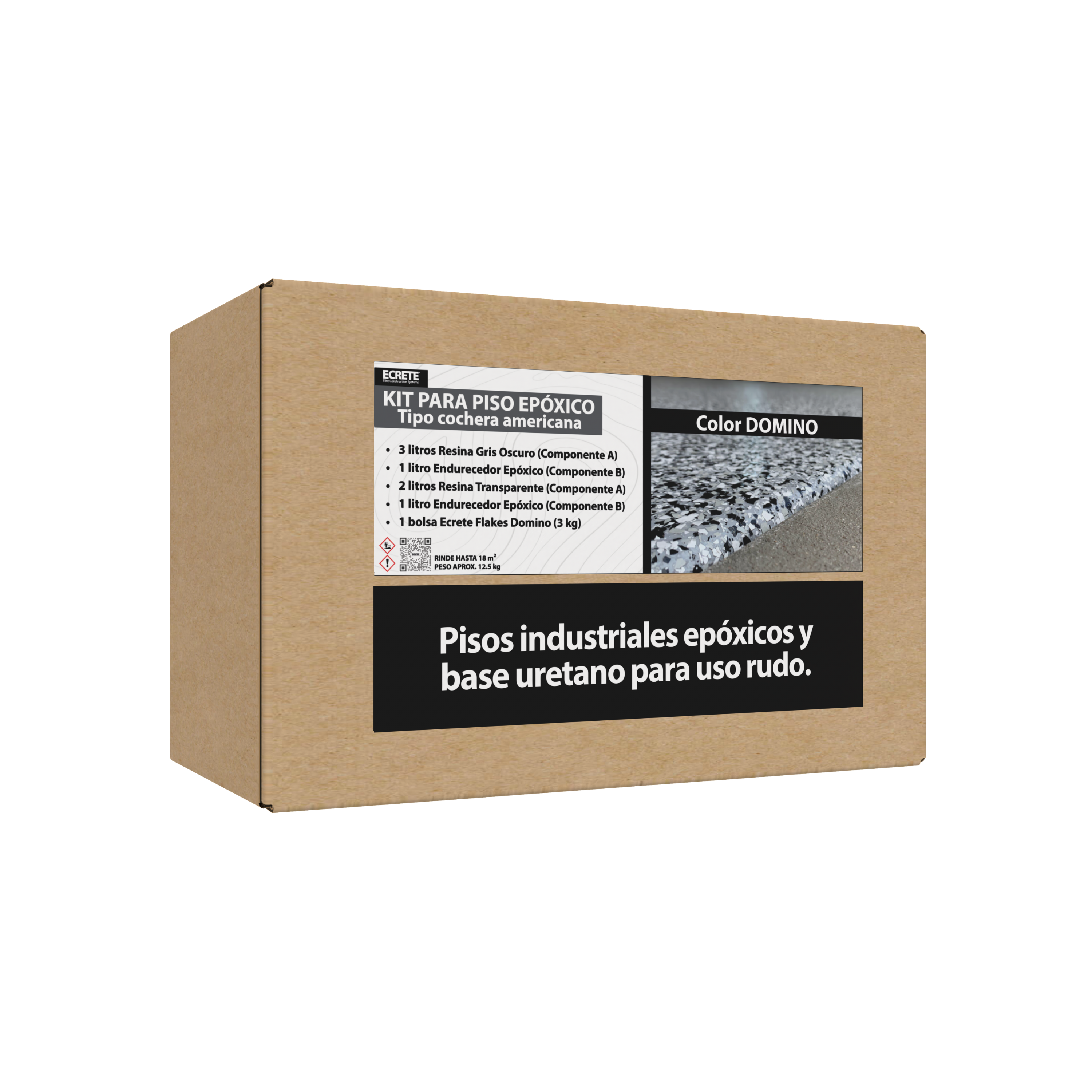 Kit Ecrete Flooring Domino para 18 metros
